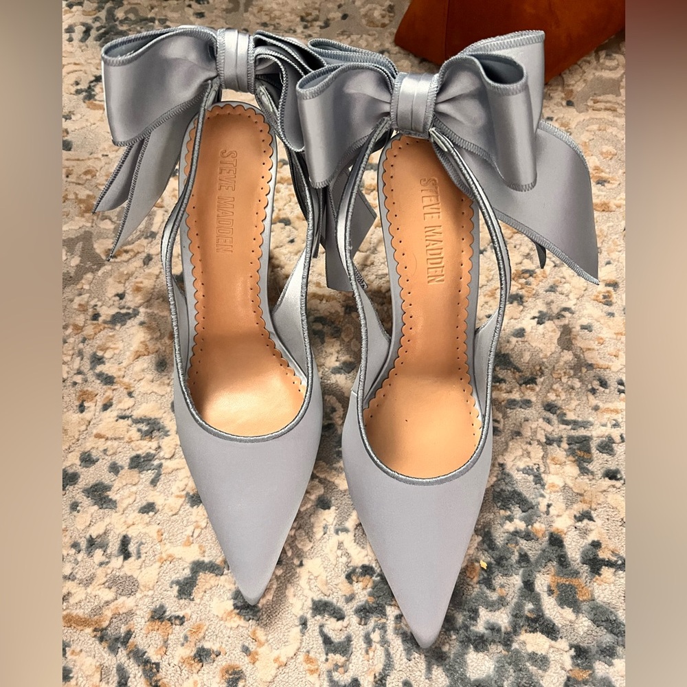 Steve Madden Teacup Blue Satin